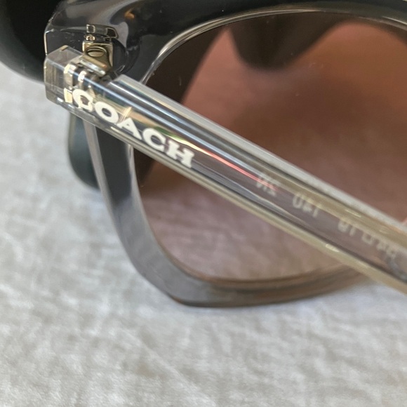 Coach: Transparent Gray (L1086) Sunglasses with case main image 6